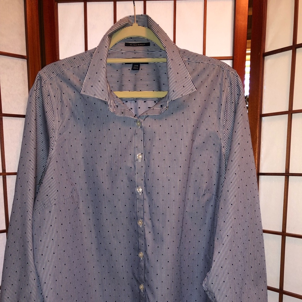 Striped Button Down Long Sleeve Shirt